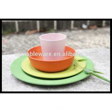 BIODEGRADABLE BAMBOO FASER FASER TISCHWARE SET / DINNER SET